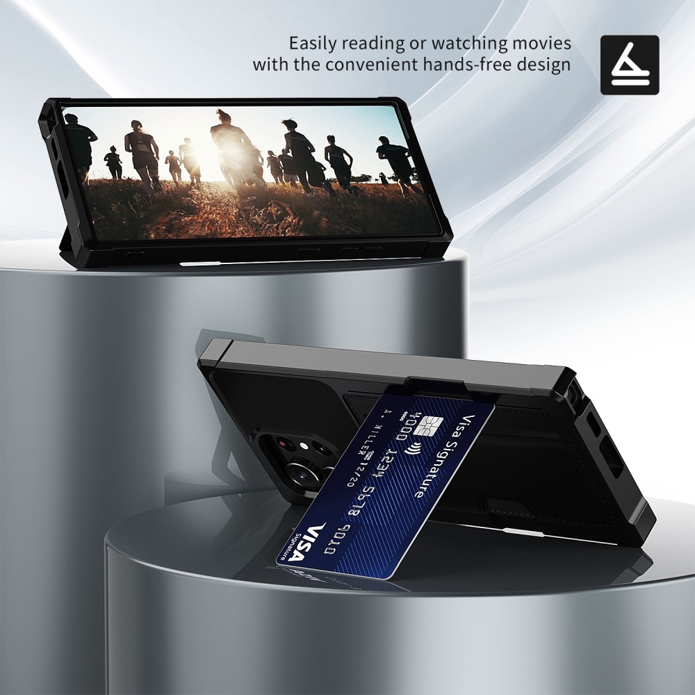 Samsung Galaxy S24 Ultra Tough Card Case schwarz