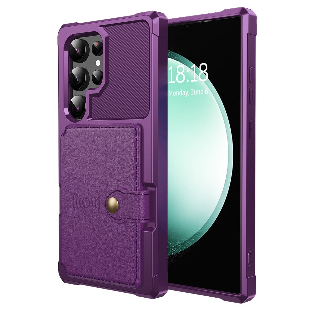 Samsung Galaxy S24 Ultra Tough Multi-slot Case lila