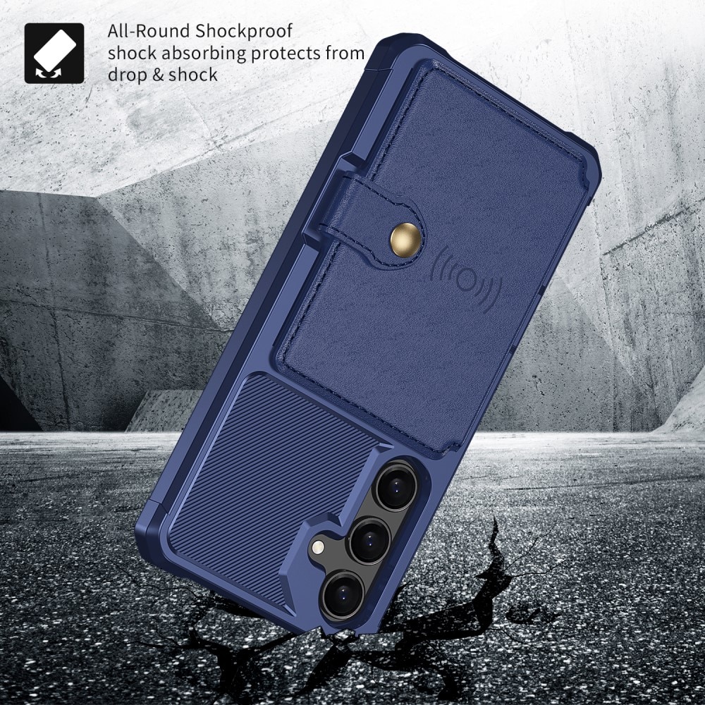 Samsung Galaxy S24 Plus Tough Multi-slot Hülle Blau