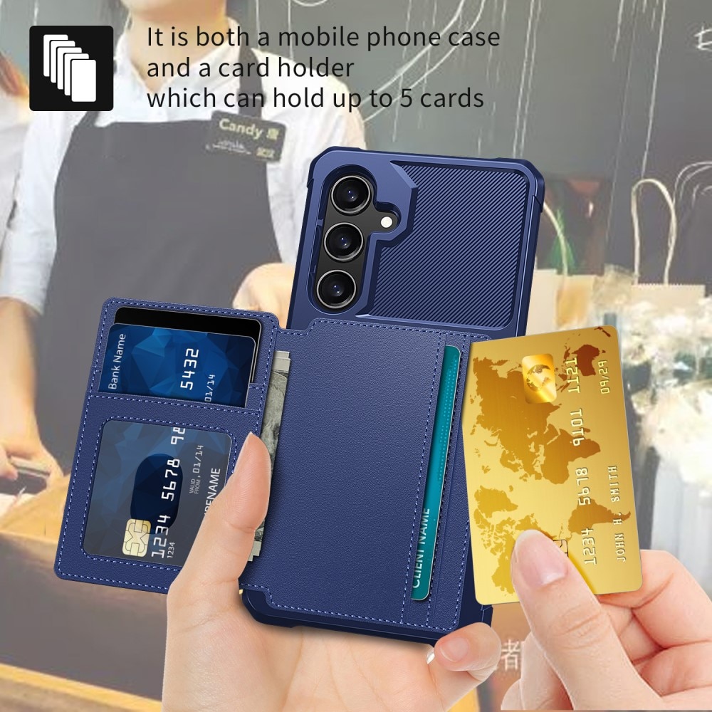 Samsung Galaxy S24 Plus Tough Multi-slot Hülle Blau