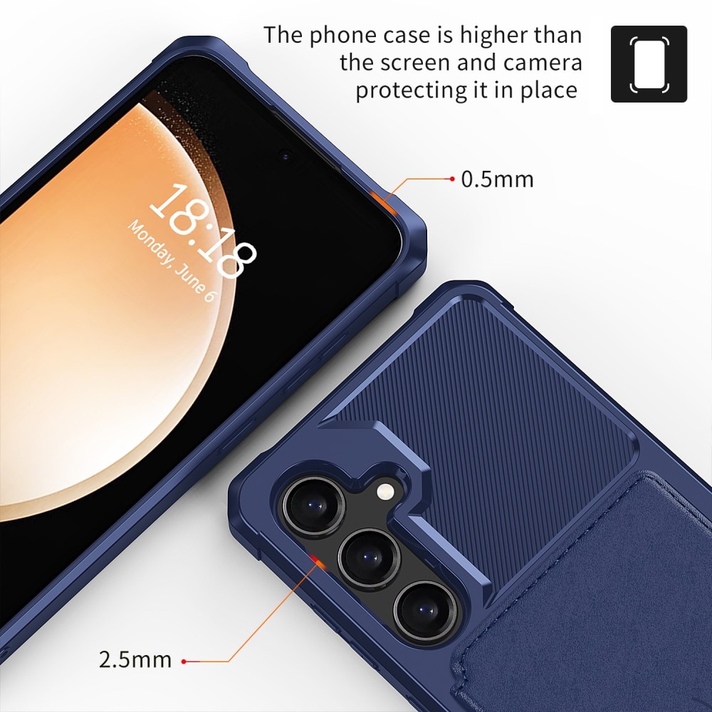 Samsung Galaxy S24 Plus Tough Multi-slot Case blau
