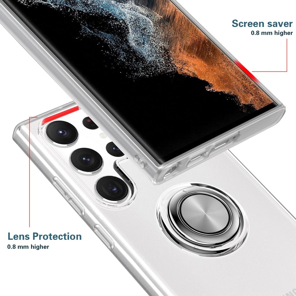 COMAKU Ultra Panzerhülle für Samsung Galaxy S24 Ultra, TPU+PC Stoßfeste  Hülle mit Slide Camera Cover Kameraschutz mit Ring Ständer Handyhülle -  Schwarz: : Elektronik & Foto