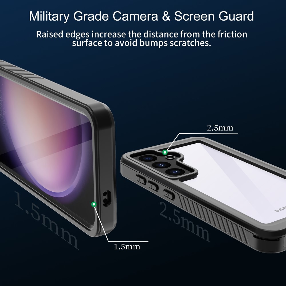 Samsung Galaxy S24 Wasserdichte Hülle durchsichtig