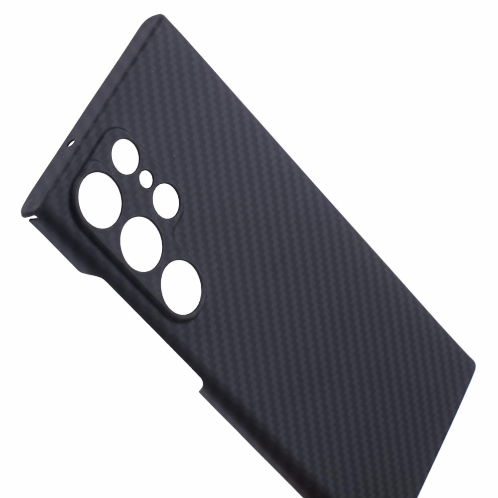 Samsung Galaxy S24 Ultra Slim Handyhülle Aramidfaser schwarz