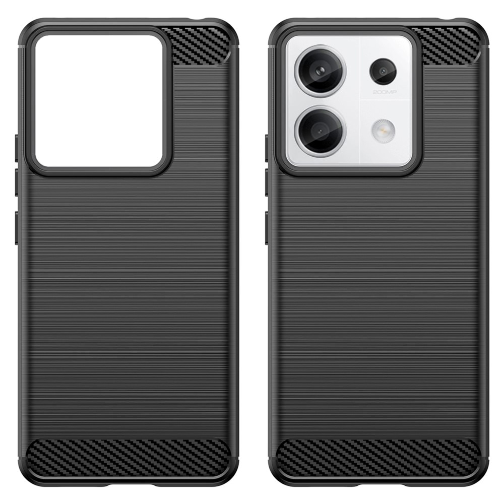 Xiaomi Redmi Note 13 Pro Hülle TPU Brushed Schwarz