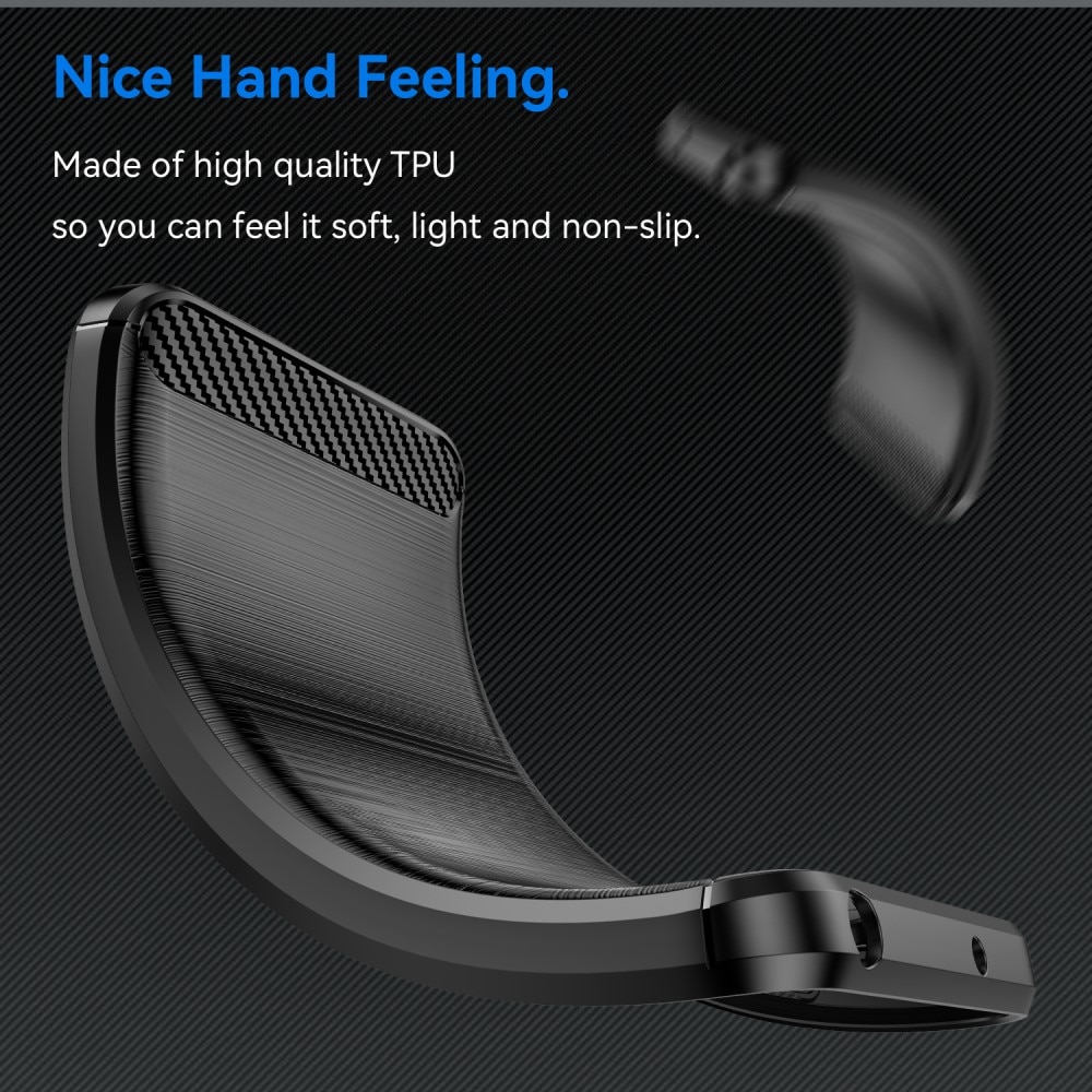 Xiaomi Redmi Note 13 Pro Hülle TPU Brushed Schwarz
