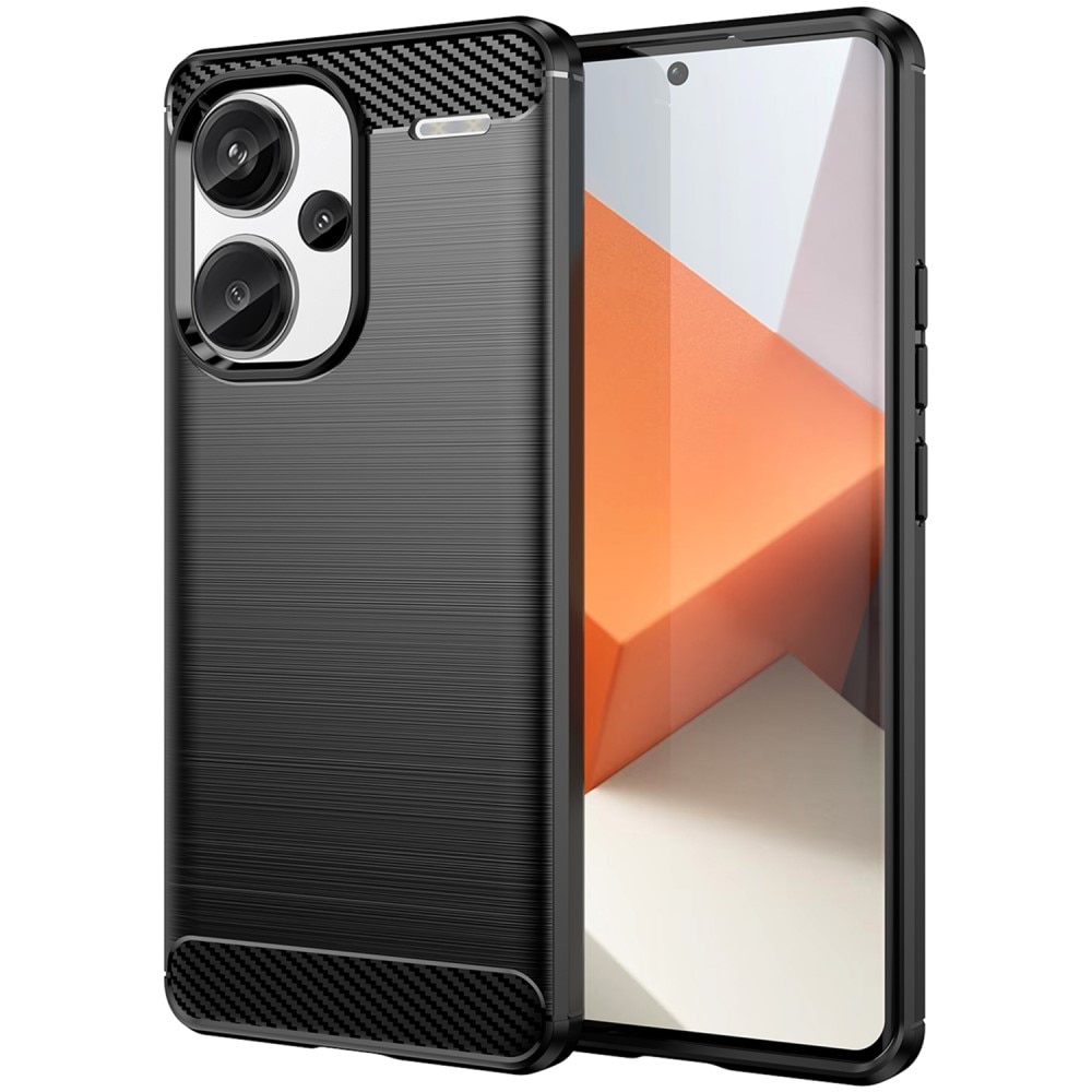 Xiaomi Redmi Note 13 Pro Plus Hülle TPU Brushed Black