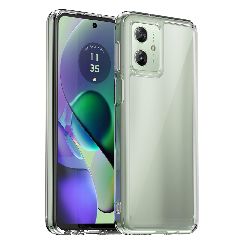 Motorola Moto G54 Hybride Handyhülle Crystal Hybrid transparent