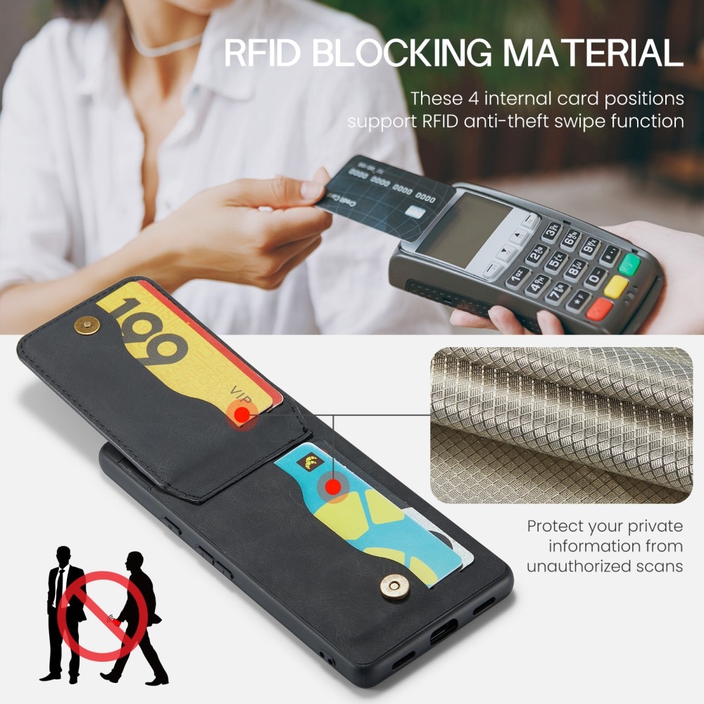 RFID-geschützte Multi-slot Hülle Google Pixel 8 Pro schwarz