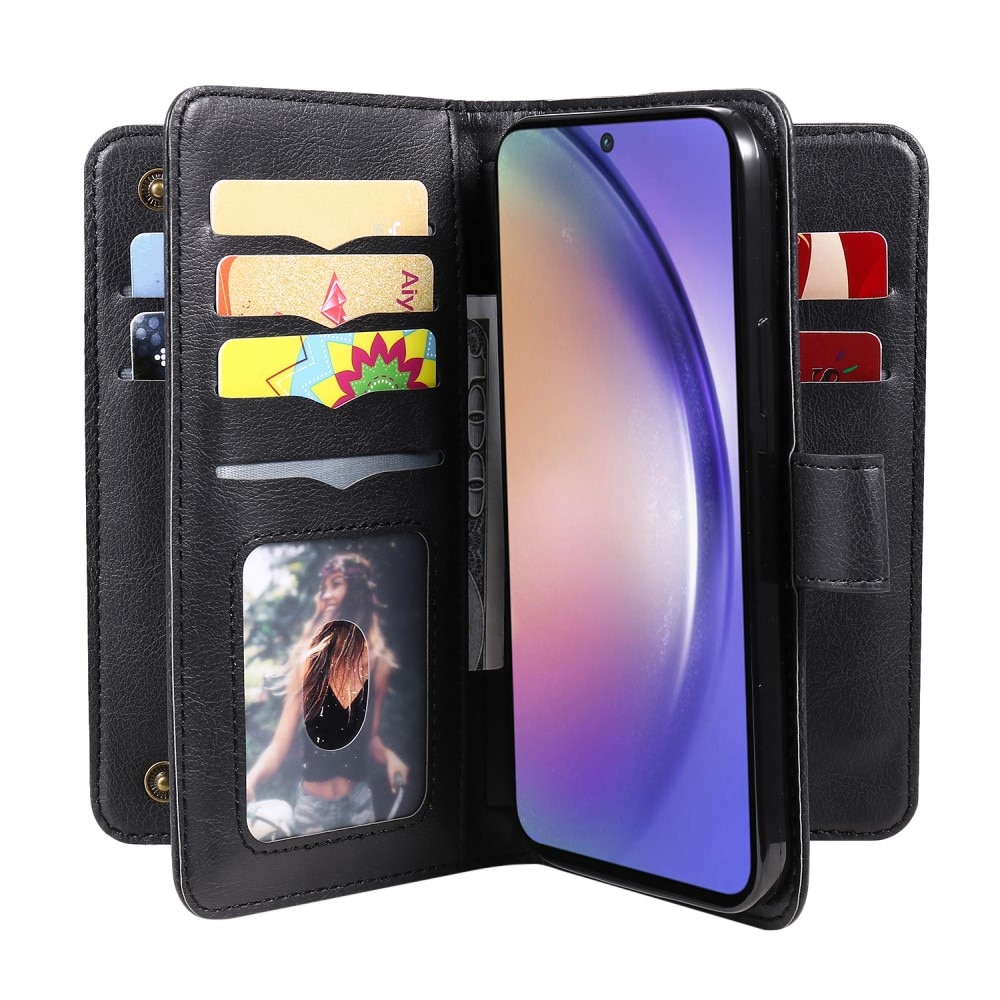 Samsung Galaxy A55 Handytasche Multi-slot, schwarz