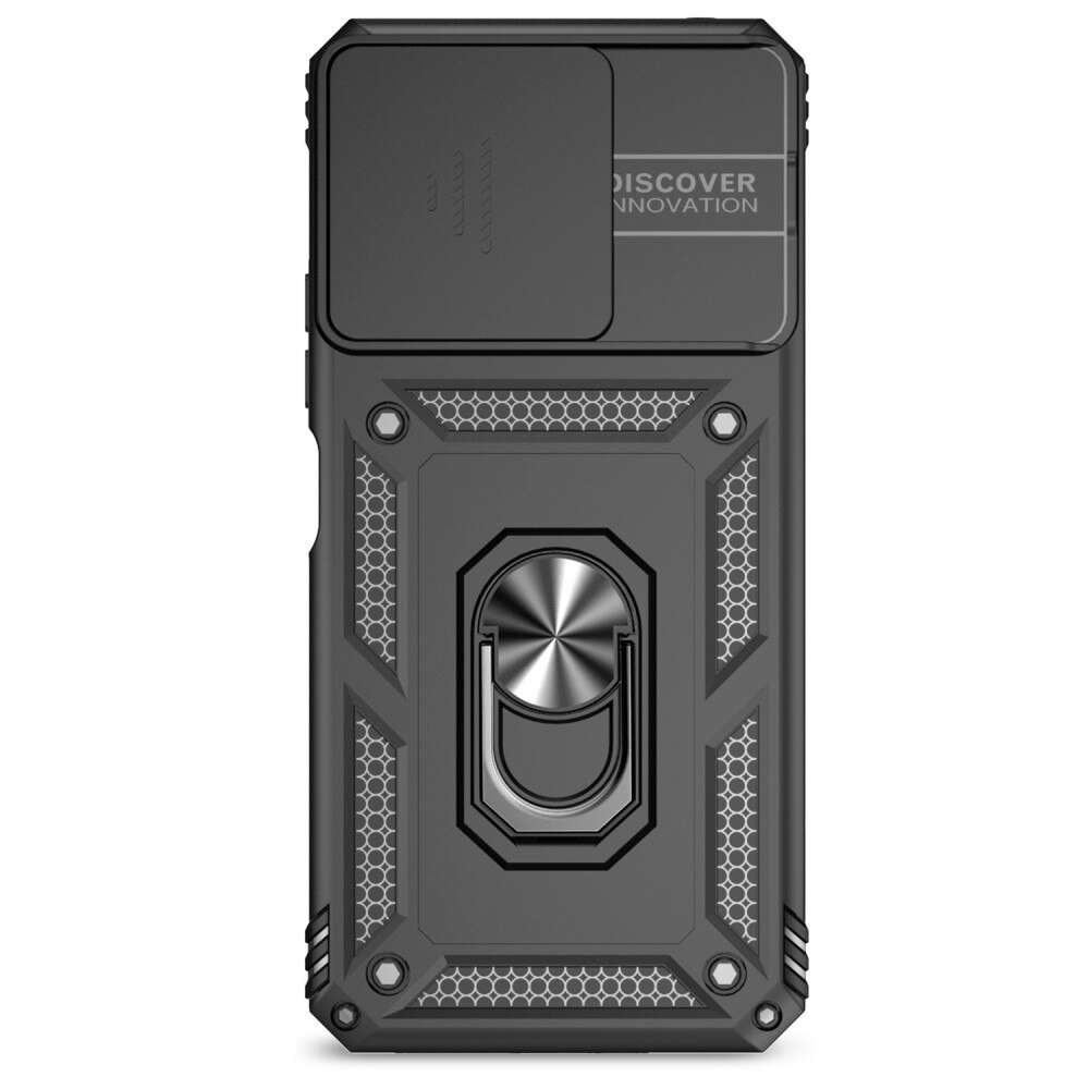 Xiaomi Redmi 13C Hybrid-Hülle Ring + Kameraschutz Schwarz