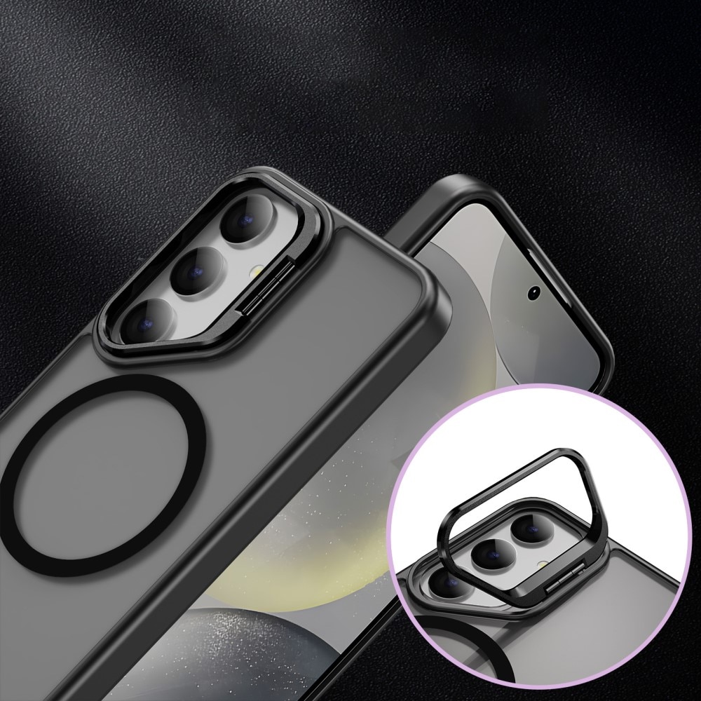 Samsung Galaxy S24 Ultra Hybrid-Hülle Kickstand MagSafe Schwarz