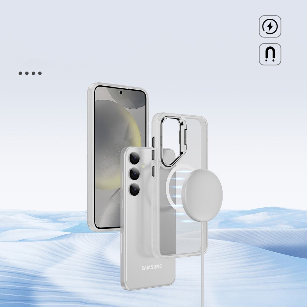 Samsung Galaxy S24 Ultra Hybrid-Hülle Kickstand MagSafe Transparent