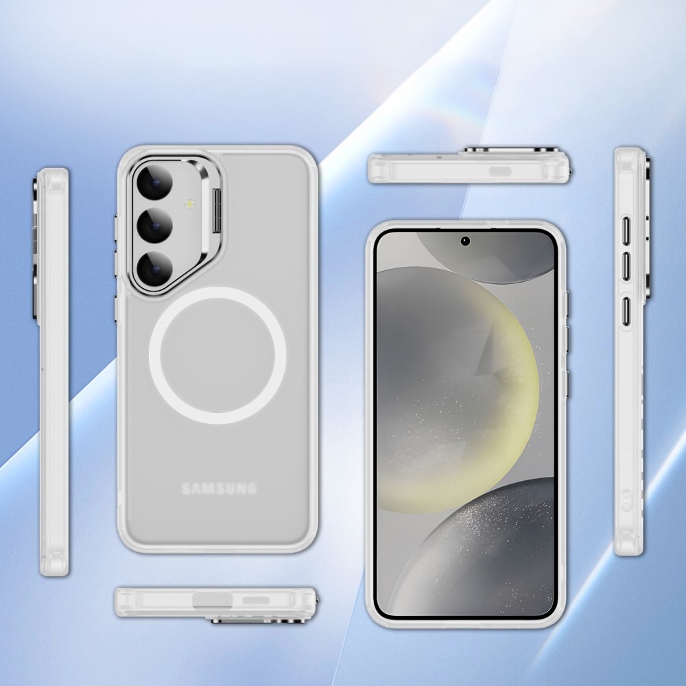 Samsung Galaxy S24 Ultra Hybrid-Hülle Kickstand MagSafe, durchsichtig