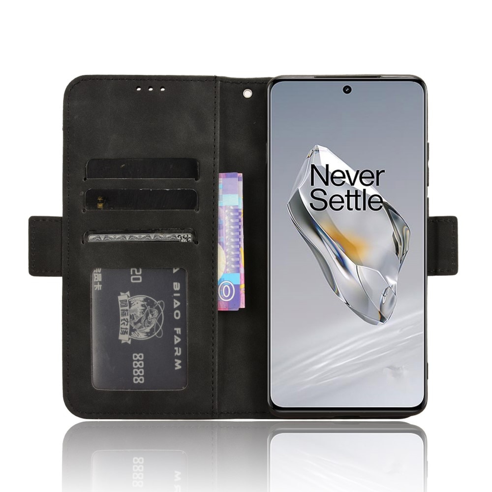 OnePlus 12R Multi Portemonnaie-Hülle schwarz