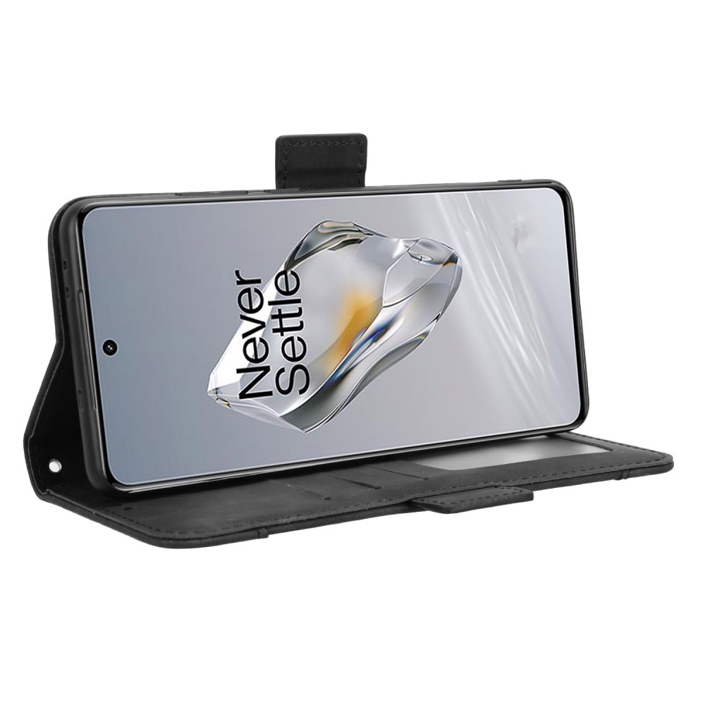 OnePlus 12R Multi Portemonnaie-Hülle schwarz