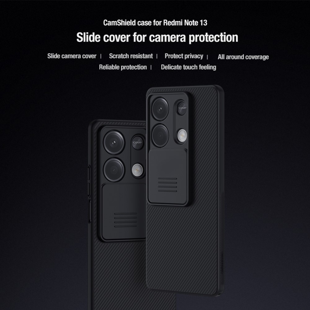 CamShield Hülle Xiaomi Redmi Note 13 schwarz