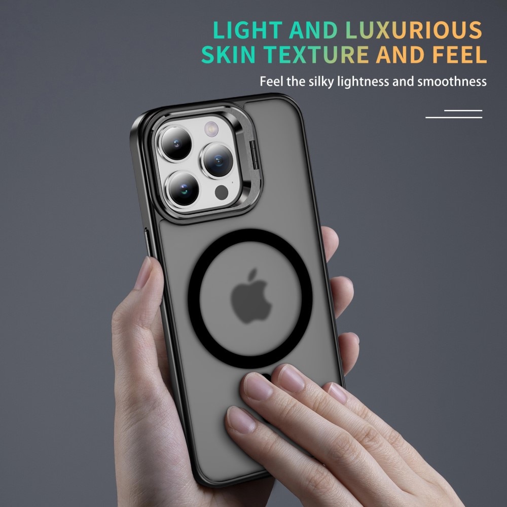 iPhone 15 Pro Hybrid-Hülle Kickstand MagSafe schwarz