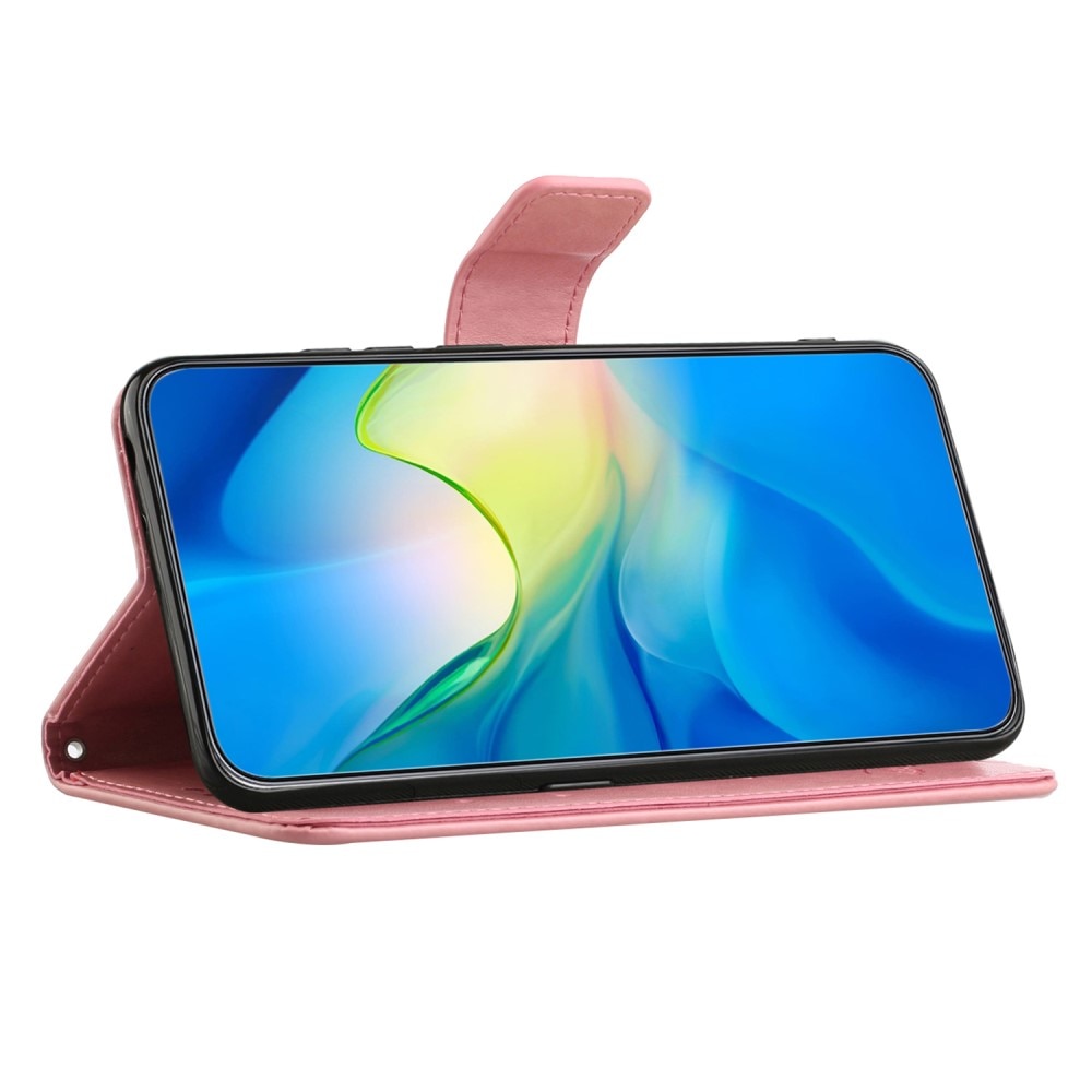 Samsung Galaxy Xcover 7 Handyhülle mit Schmetterlingsmuster, rosa