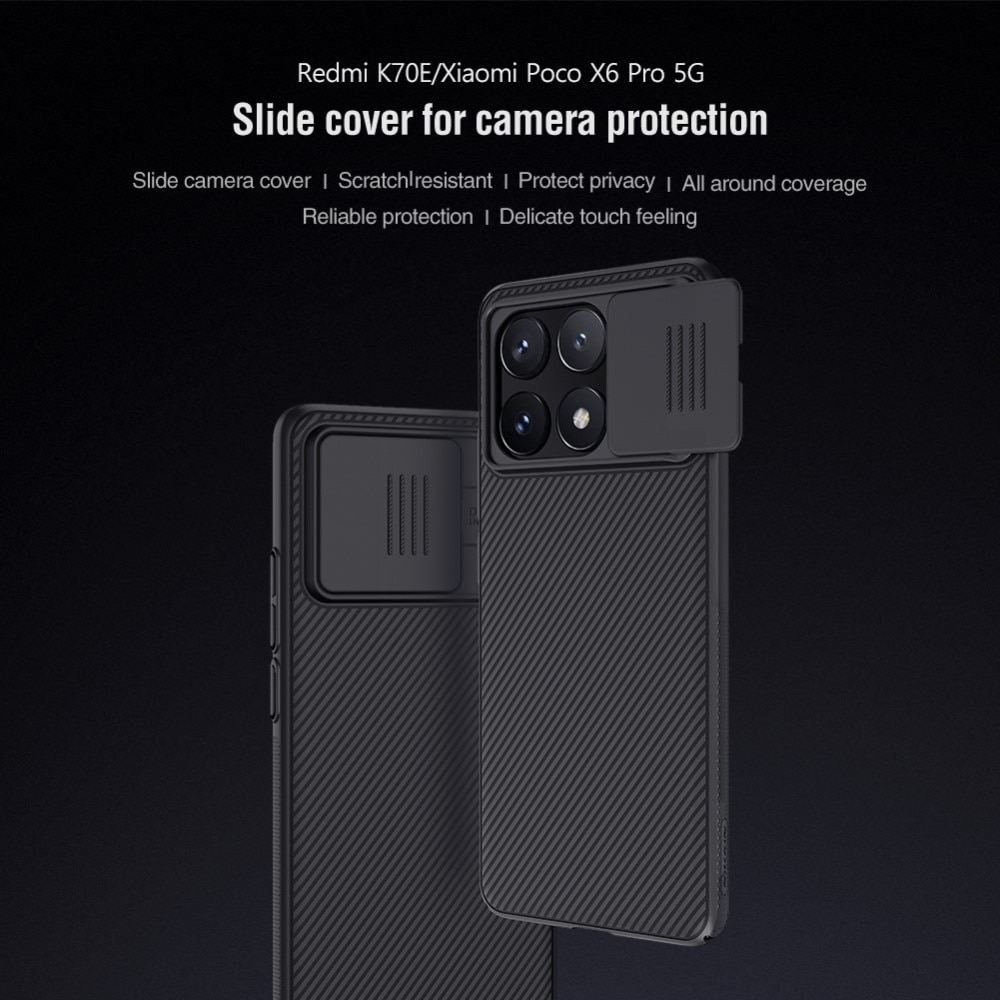 CamShield Hülle Xiaomi Poco X6 Pro schwarz