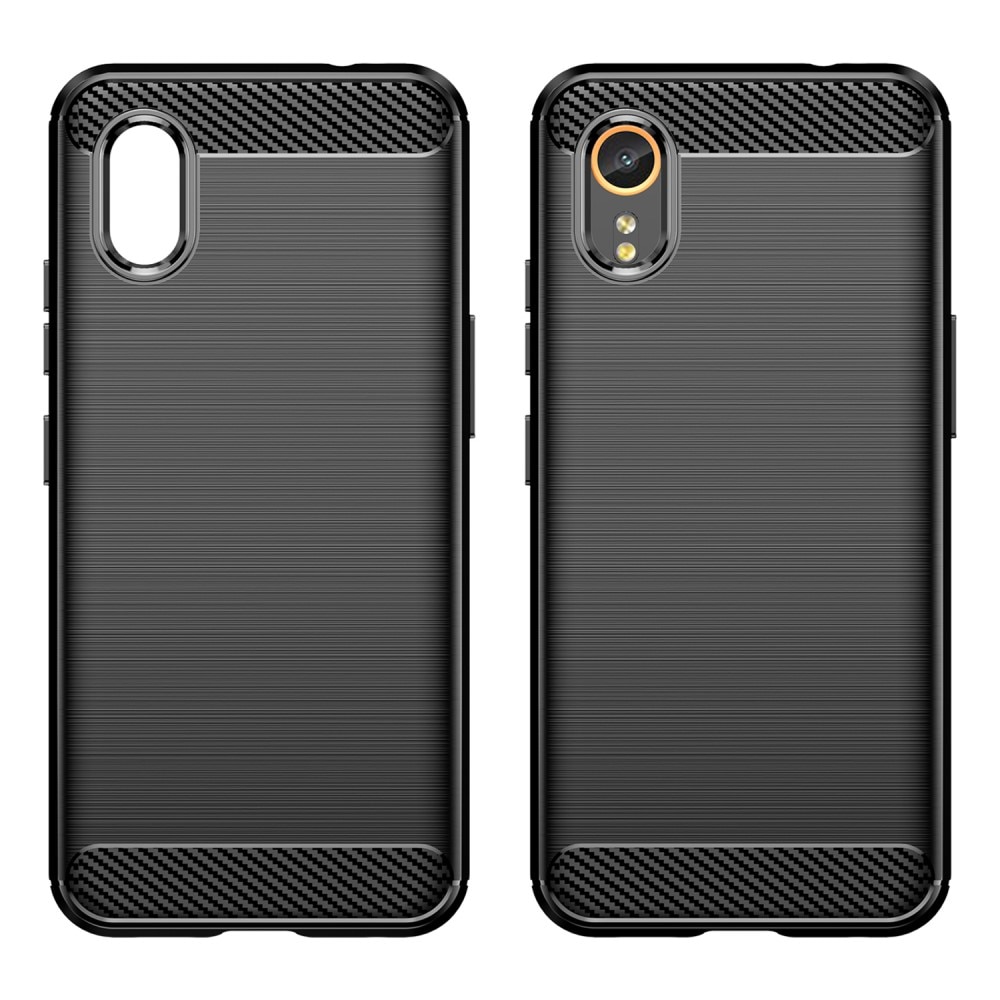 Samsung Galaxy Xcover 7 Hülle TPU Brushed Black