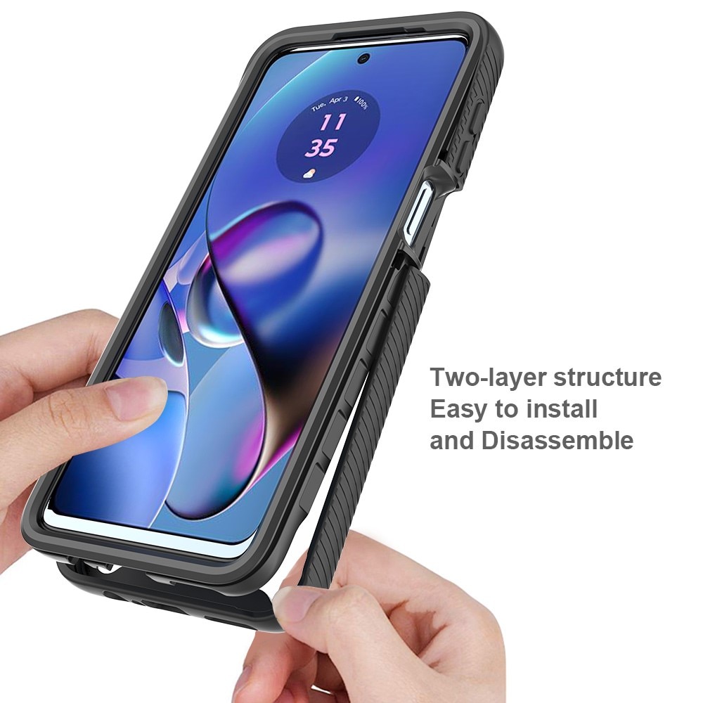 Motorola Moto G54 Full Protection Case Schwarz
