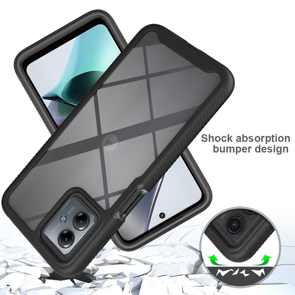 Motorola Moto G54 Full Protection Case Schwarz