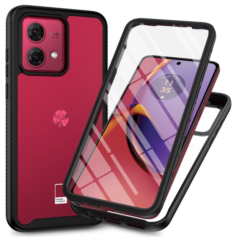 Motorola Moto G84 Full Protection Case schwarz