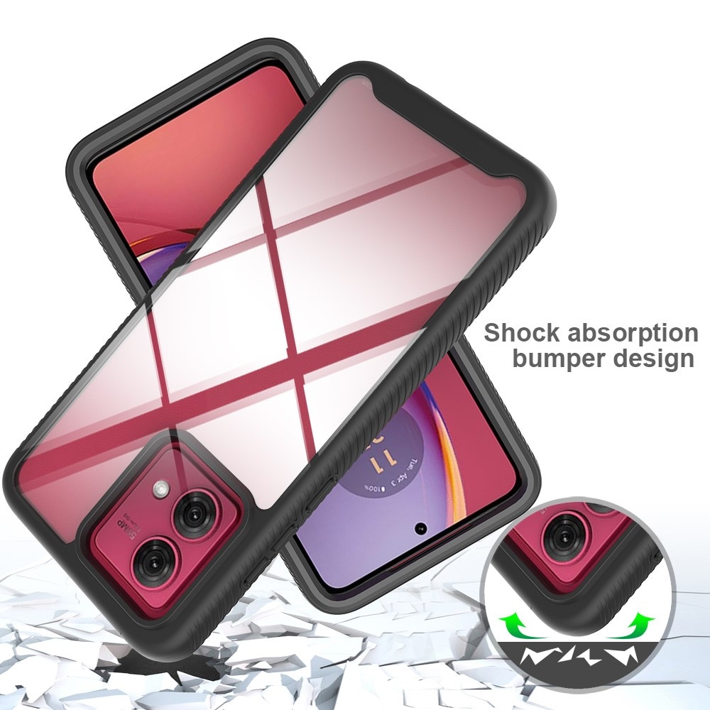 Motorola Moto G84 Full Protection Case schwarz