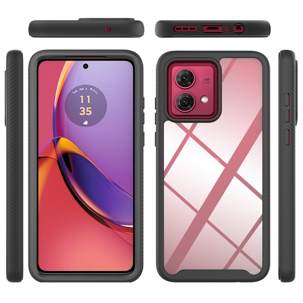 Motorola Moto G84 Full Protection Case schwarz