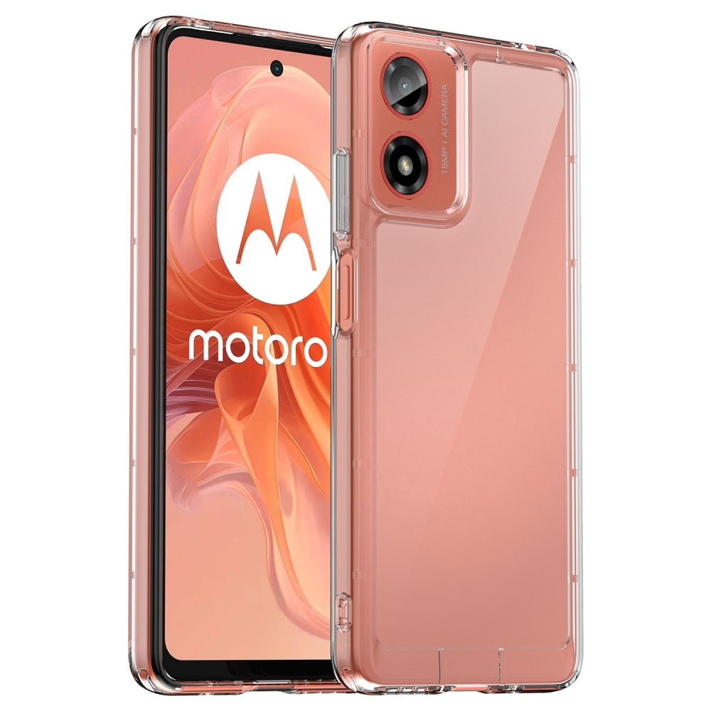 Motorola Moto G04 Hybride Handyhülle Crystal Hybrid durchsichtig