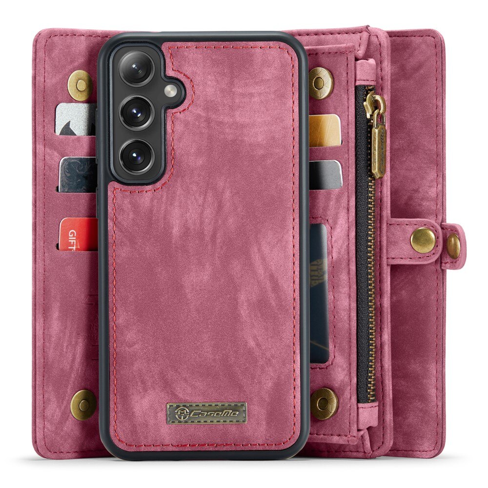 Multi-slot Portemonnaie-Hülle Samsung Galaxy S24 Plus Rot