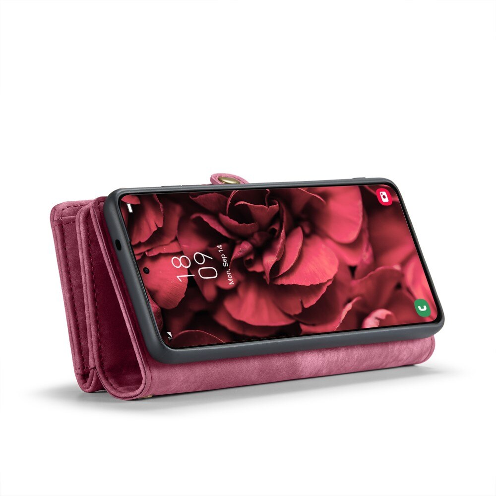 Multi-slot Portemonnaie-Hülle Samsung Galaxy S24 Plus Rot