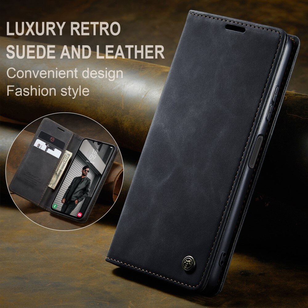 Slim Portemonnaie-Hülle Samsung Galaxy A15 Schwarz