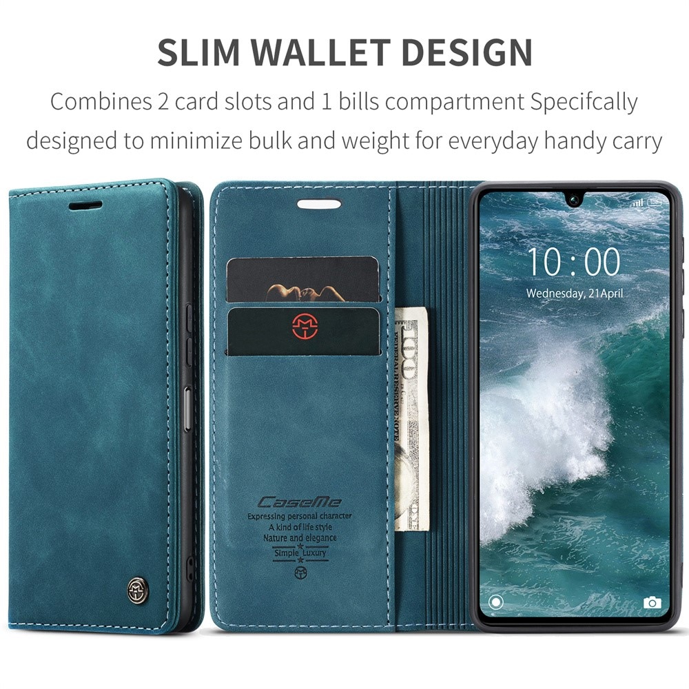 Slim Portemonnaie-Hülle Xiaomi Redmi 13C blau