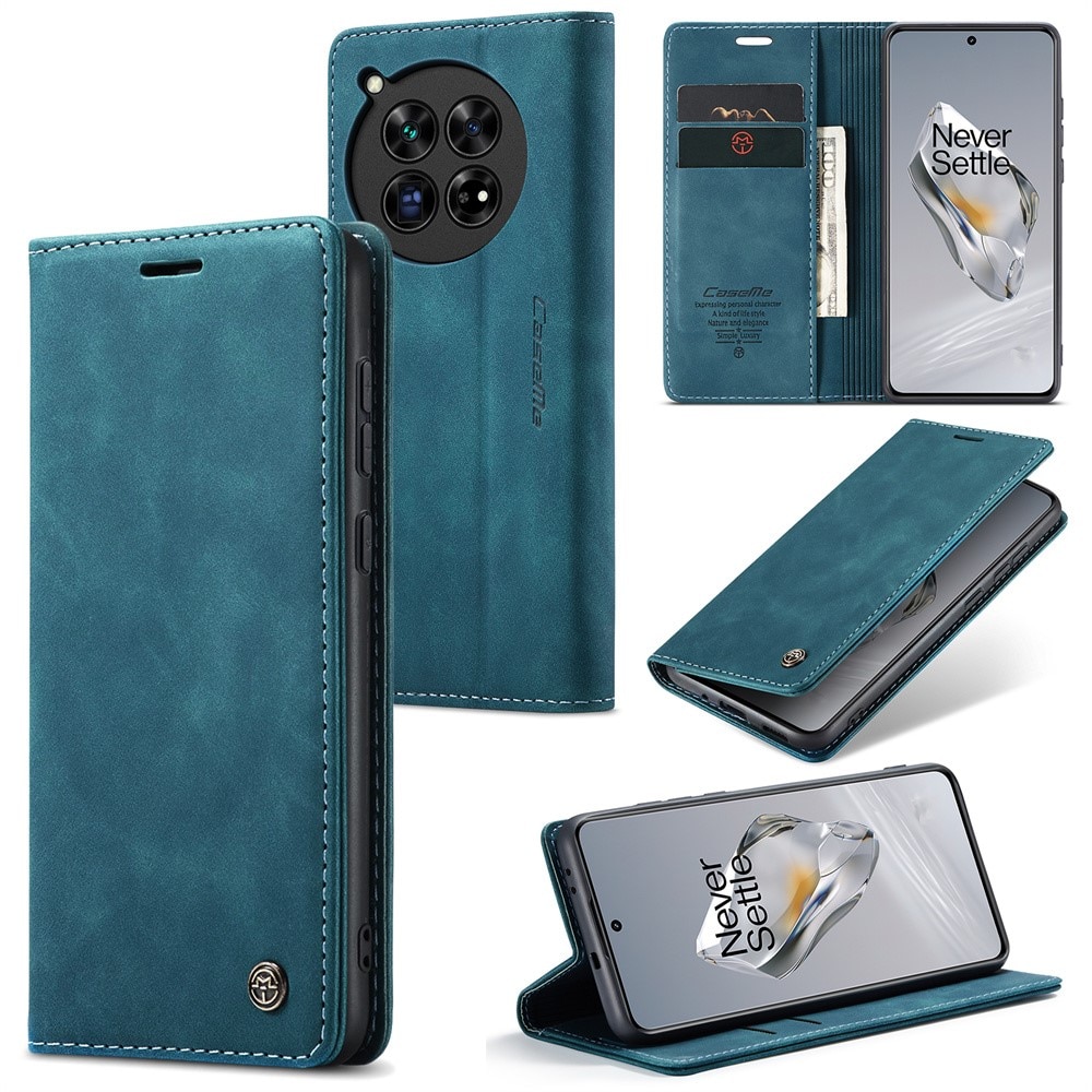 Slim Portemonnaie-Hülle OnePlus 12 blau