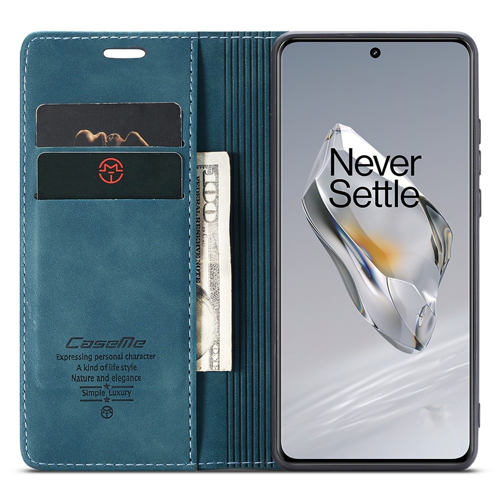 Slim Portemonnaie-Hülle  OnePlus 12 Blau