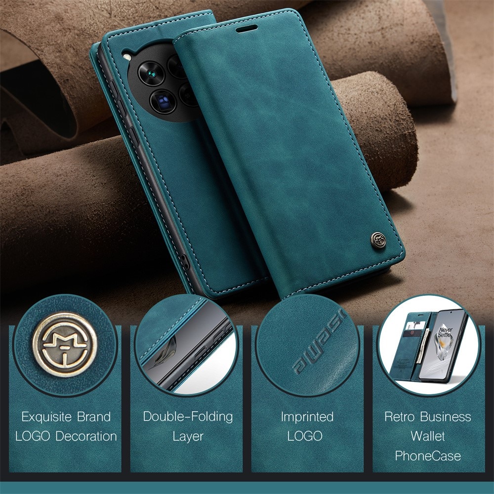 Slim Portemonnaie-Hülle  OnePlus 12 Blau