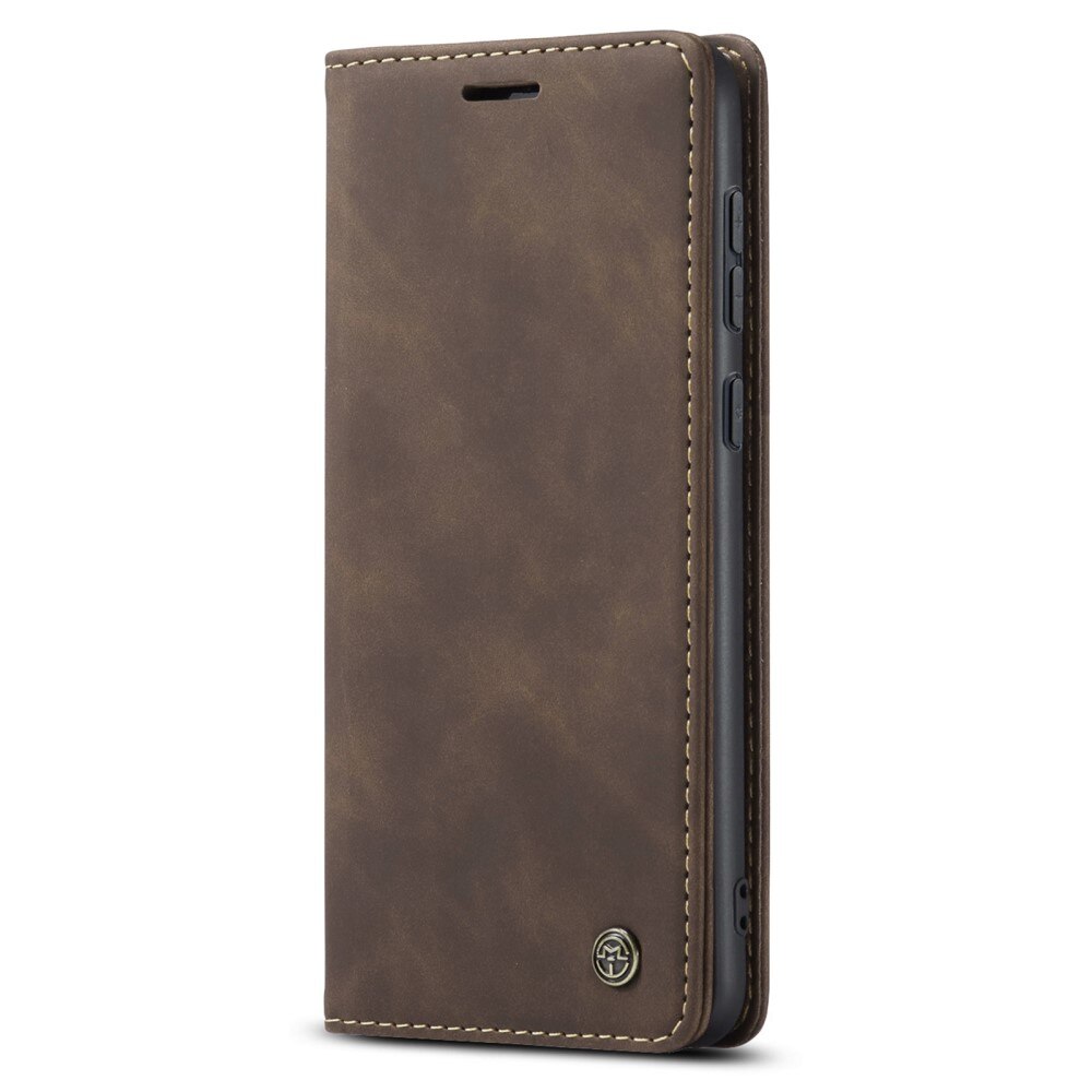 Slim Portemonnaie-Hülle Samsung Galaxy A55 Braun