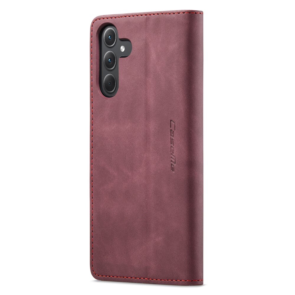 Slim Portemonnaie-Hülle Samsung Galaxy A35 rot