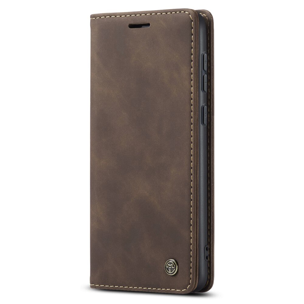 Slim Portemonnaie-Hülle Samsung Galaxy A35 Braun