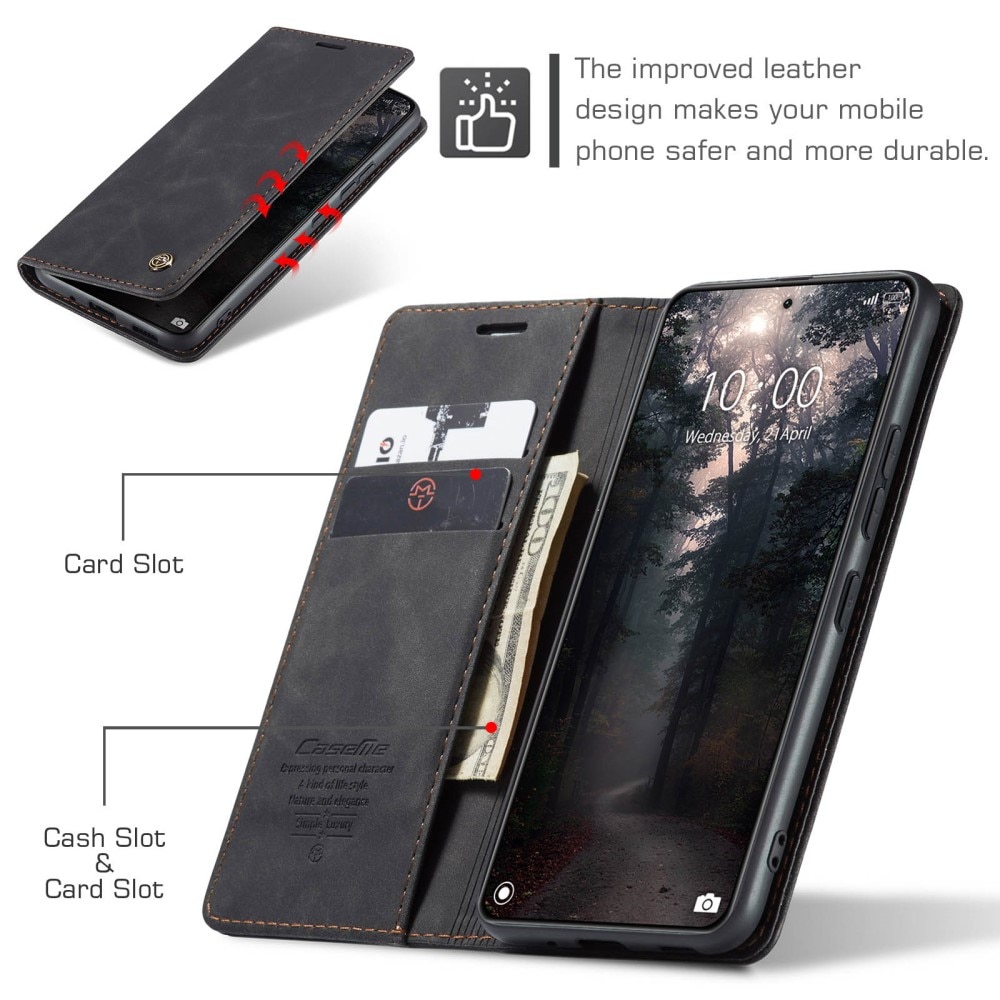 Slim Portemonnaie-Hülle Xiaomi 14 schwarz