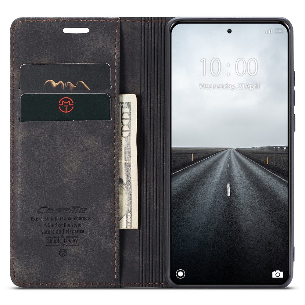 Slim Portemonnaie-Hülle Xiaomi 14 Pro schwarz