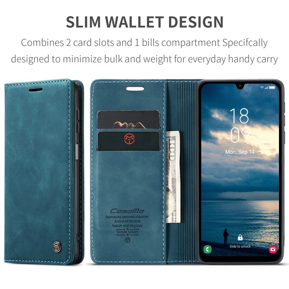 Slim Portemonnaie-Hülle Samsung Galaxy A25 blau