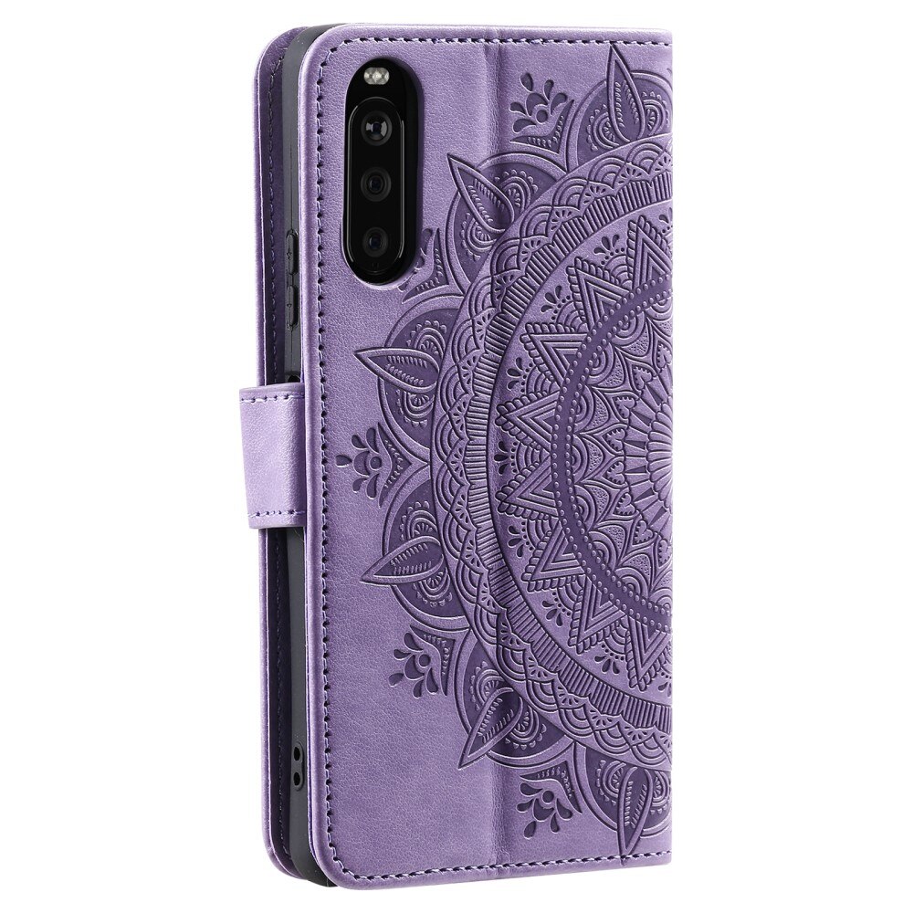 Sony Xperia 10 VI Handytasche Mandala lila