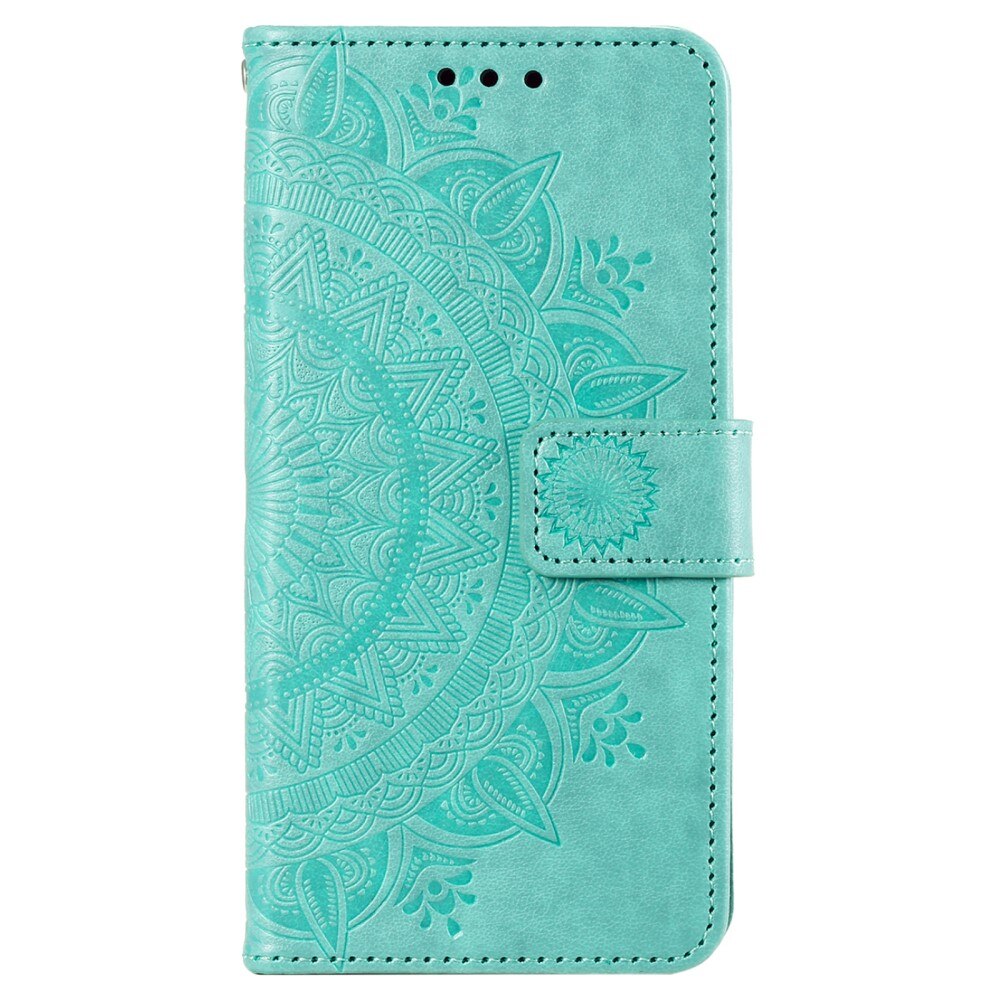 Sony Xperia 10 VI Handytasche Mandala grün