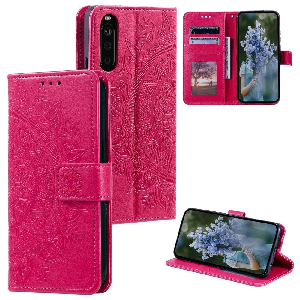 Sony Xperia 10 VI Handytasche Mandala rosa