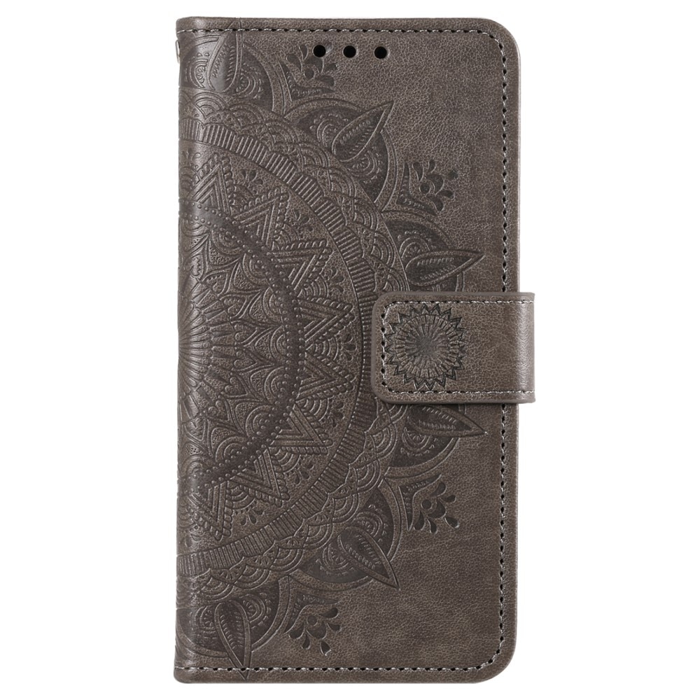 Sony Xperia 10 VI Handytasche Mandala grau