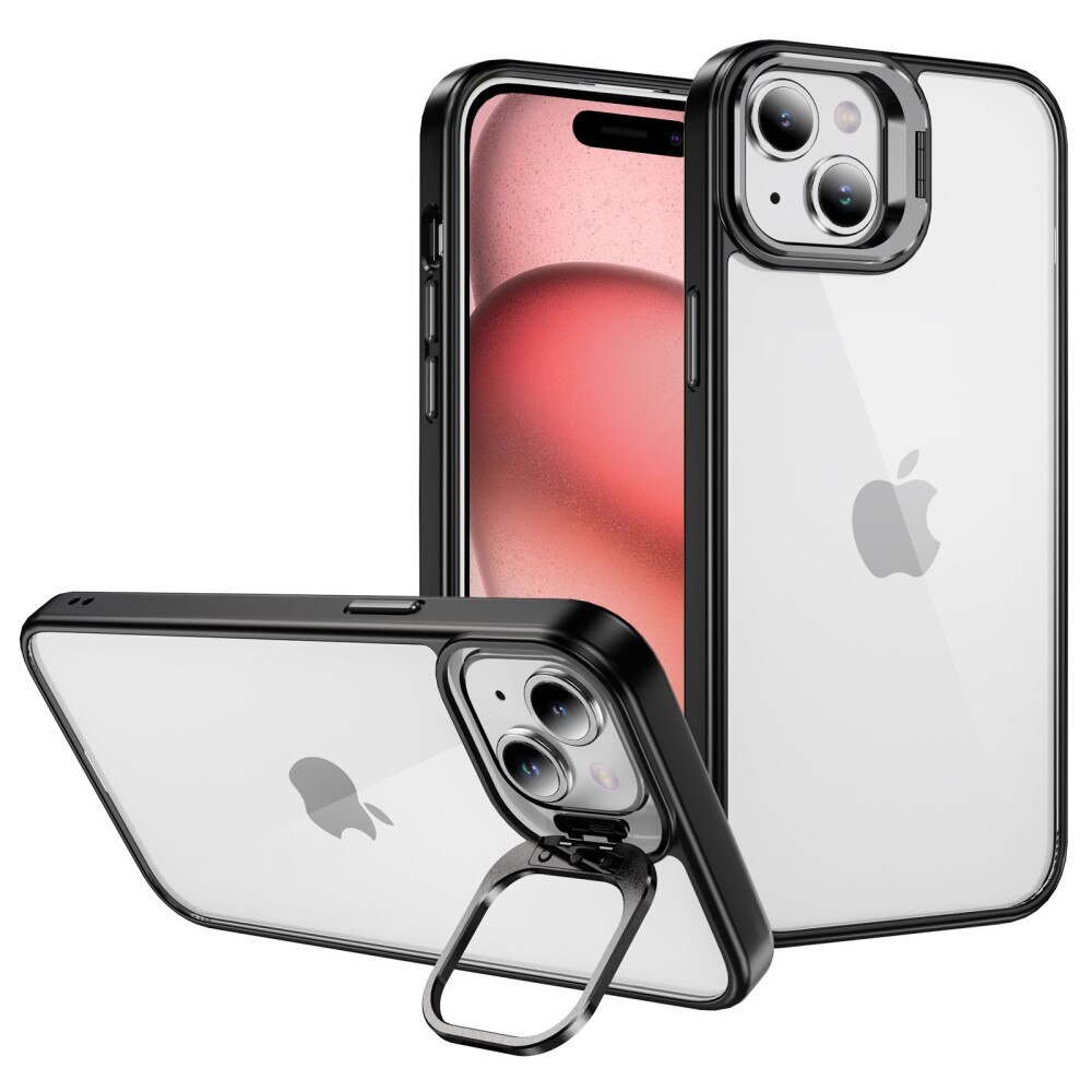 iPhone 14 Hybrid-Hülle Kamera Kickstand schwarz