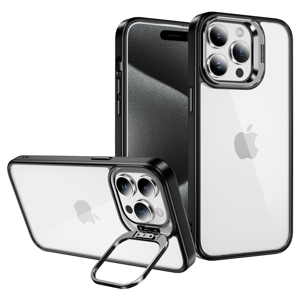 iPhone 12 Pro Hybrid-Hülle Kamera Kickstand schwarz